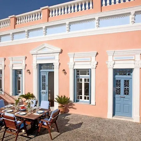 Villa Luxury Santorini Sunset Jacuzzi Panoramic Sunsetsea View 4 Bdr