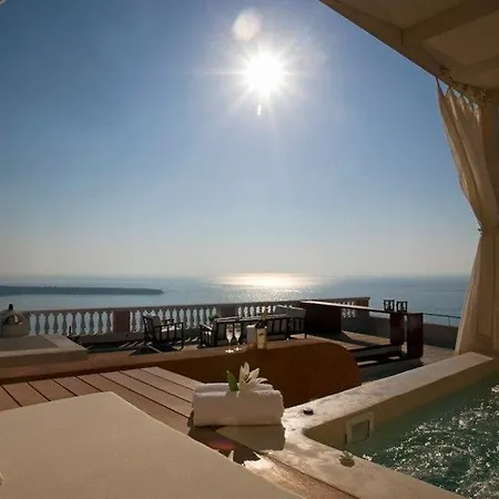 Luxury Santorini Sunset Jacuzzi Panoramic Sunsetsea View 4 Bdr *