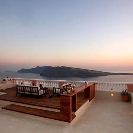 Luxury Santorini Sunset Jacuzzi Panoramic Sunsetsea View 4 Bdr *