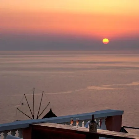 Vila Luxury Santorini Sunset Jacuzzi Panoramic Sunsetsea View 4 Bdr